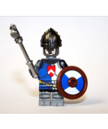 Minifigure Custom Toy Figure Knight Blue and White Castle Soldier - $9.11 CAD