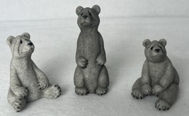 Quarry Critters Second Nature Design 2000 Grey Granite Figurines Lot Of ... - £18.31 GBP