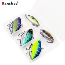 Banshee 5Pcs Small Lipless Crankbaits Fishing Lure Set Sin Wobblers For Perch Pi - £78.70 GBP