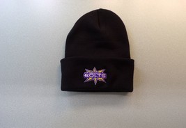 Vintage XFL Birmingham Thunderbolts Embroidered Cuffed Beanie Hat Cap Iron New - £13.61 GBP