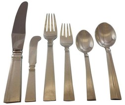 Blok by Georg Jensen Sterling Silver Flatware Set 12 Service 72 Pcs Dinner - £7,830.93 GBP