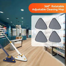 360 Spin Telescopic Triangle Mop  WetDry Cleaning Floor Tool - £25.95 GBP+
