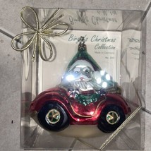 Inge Glas Birgit&#39;s Collection &quot;SANTA ROADSTER&quot; Ornament No. 103 Made in Germany  - £11.29 GBP