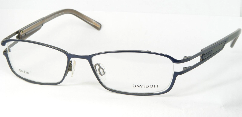 DAVIDOFF 95055 403 BLUE / GREEN EYEGLASSES GLASSES TITANIUM FRAME 54-17-... - $138.60