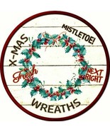 Wreaths Novelty Metal Circular Sign - €23,86 EUR