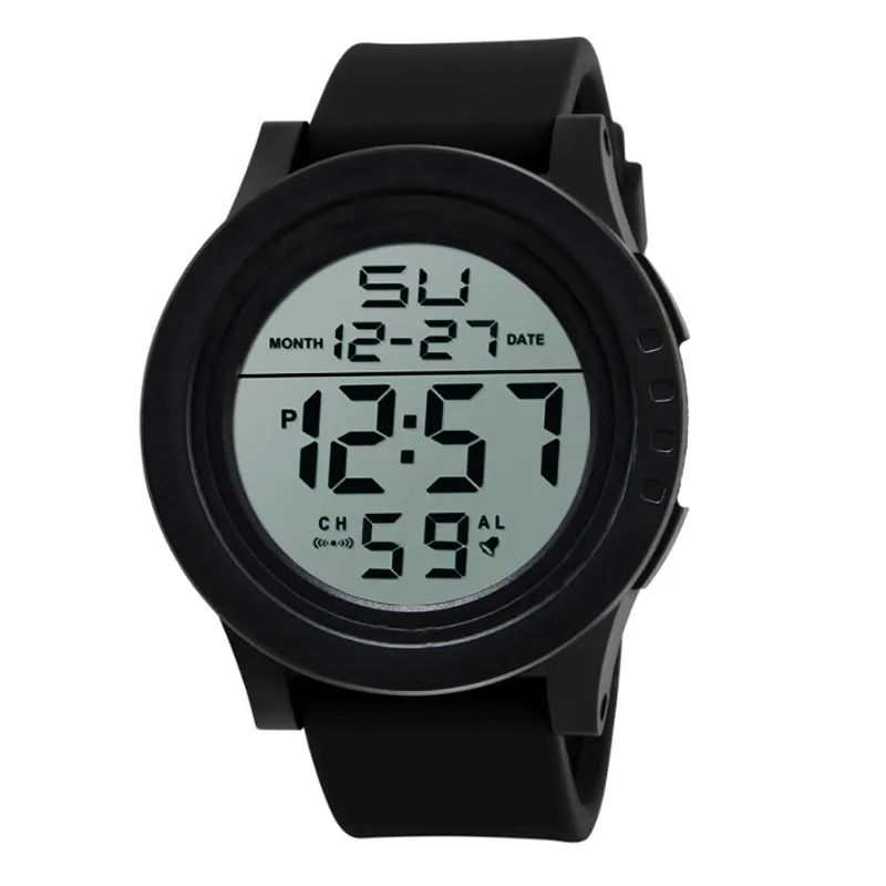 Men  LED   Men Digital Clock Multi-Functional Man Fitnes Athlete Timekeeping Ele - £85.68 GBP