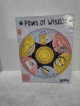 Paws of Wisdom 500 Piece Round Puzzle 20" Unity Books Animal Theme New S... - $9.88