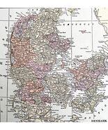 Map Finland Denmark Europe 1938 Print Antique Ephemera Atlas Scandinavia... - $640.69 MXN