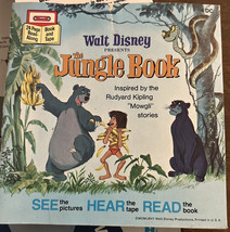 Walt Disney Presents The Jungle Book 24 Page Read-Along Book-Missing Tape - £3.04 GBP