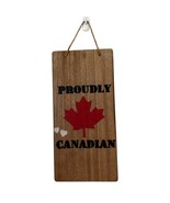  Hand-Painted Canadian Pride Wood Decor – Rustic Signs - HAPPY CANADA DAY! - $197.63 MXN