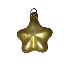 Dept 56 Poland Mercury Glass Night Before Christmas Star Ornament Glitter - £11.99 GBP