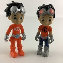 Nickelodeon Rusty Rivets Figures Orange Suit Lot Inventor Goggles Spin Master - £13.22 GBP
