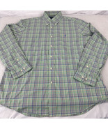 POLO RALPH LAUREN Performance Men&#39;s Polyester Nylon Plaid Button Shirt S... - $23.68 CAD
