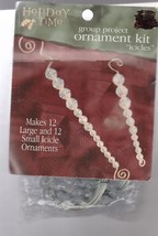 Holiday Time  Ornament Beading Kit  ICICLES Makes 12 Large 12 Small - £7.97 GBP