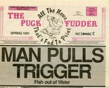 Fudpuckers Spring 1991 Menu Puck Fudder Newspaper Fort Walton &amp; Destin F... - $21.78