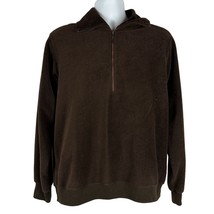 Lee Mens Pullover Sweatshirt Made In USA With Half-Zip Collar Size L - $18.50