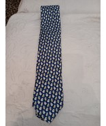 VINEYARD VINES MEN&#39;S BLUE WHITE BOOS &amp; BREWS MOONSHINE NECKTIE 100% SILK... - €29,22 EUR