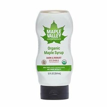 Maple Valley Cooperative Organic Maple Syrup 12 fl. oz. plastic squeeze Dark ... - £15.48 GBP
