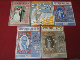 Antique Vintage Lot of Various Types 1900&#39;s of Sheet Music #62 - £23.48 GBP