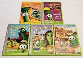 Veggie Tales: Where&#39;s God When I&#39;m S-Scared?(X2), Little Joe, Esther.. 5 DVD Lot - £46.87 GBP