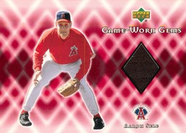 2002 Upper Deck Game Worn Gems Aaron Sele AS Angels - £3.81 GBP