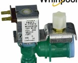 Whirlpool Water Inlet Valve KSC24C8EYY02 KSF26C4XYB03 KSF26C7XYY04 MFW20... - $38.54