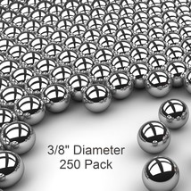 250 3/8&quot; Inch G25 Precision Chromium Chrome Steel Bearing Balls AISI 52100 - $49.99