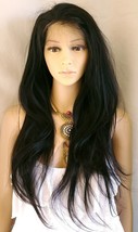 18″, 20″ Lace Front (13”x 4”) 100% Brazilian Human Hair Wigs #1B Off Black - £241.35 GBP+