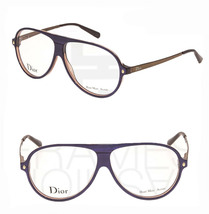 Christian Dior Les Marquises CD3226 Bronze Violet Brown Aviator Rx Eyeglasses - £135.92 GBP