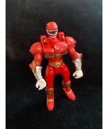 2001 Power Rangers Wild Force Red Savage Cycle Ranger Bandai 5.5&quot; Tall - $127.15 MXN