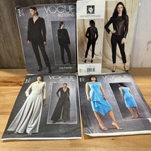Lot of 4 Vogue Patterns Uncut Factory folded V1666, V1517, V1661, V1742 - $24.74