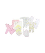 Bambini LS-0109 Newborn Baby Girls Layette Set, White Pink - Newborn - €53,45 EUR