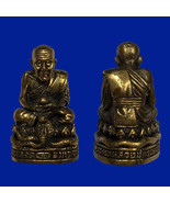 Thai Amulet Buddhist Monk, Small 2.8-3Cm Pendant For Necklace Sacred Mon... - €33,59 EUR