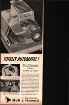 1956 Bell & Howell Movie Projector Ad - Robomatic nostalgic b3 - $21.21