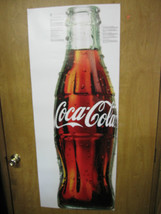 Coca-Cola Removable Vinyl Fat Head 4.5&#39; Wall Graphic Decal NEW - £29.00 GBP