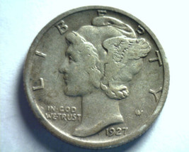 1927-S MERCURY DIME VERY FINE / EXTRA FINE+ VF/XF+ VERY FINE /EXTREMELY ... - $39.00