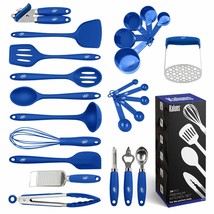 Kitchen Utensil Set 24 Silicone And Stainless Steel Utensil Set, Non-Stick And H - £58.28 GBP