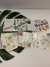 Vintage 90s Frances Meyer Sticker Lot Bears Stars Hawaii New York Scrapbook - $236.99 MXN