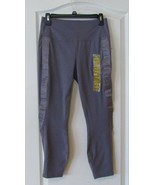 Active Life Color Stripe Legging carpi Gray/Mauve Women&#39;s Sz XL NWT MSRP$89 - $24.98
