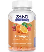 Zand Orange C Gummies Immune Support Adults &amp; Kids with Vit C, Acerola R... - $9.99