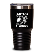 30 oz Tumbler Stainless Steel Insulated  Funny Fantasy Football Sports  - £26.33 GBP