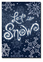 Let It Snow Toland Art Banner - $24.00