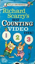 Richard Scarry&#39;s Best Counting Video Ever! [VHS 1989] Animated Random House - £1.79 GBP