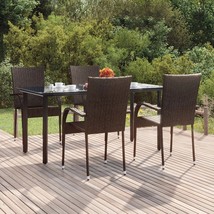  Garden Dining Set Brown - $9,669.80 MXN