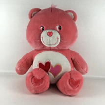 Care Bears Love-A-Lot Bear 26” XL Jumbo Plush Stuffed Toy Vintage 2002 TCFC - £155.50 GBP