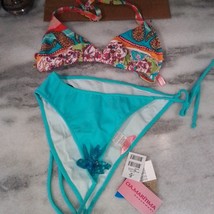 Cia Maritima Large Bright Bikini, Brand New Swimwear, Beach Ready Bikini Set - £11.83 GBP