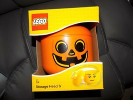 LEGO PUMPKIN Storage Head Stackable Storage Solution Small #4031 - $45.00