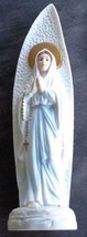 Beautiful Ceramic Virgin Mary Figural Music Box - Plays Well - VGC - PRETTY - £19.77 GBP