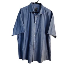 Jos. A. Bank Men&#39;s Shirt Size XL Extra Large Traditional Fit Traveler Blue White - $10.85