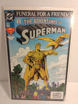 DC Comics The Adventures of Superman Issue #499 Funeral For A Friend /5 Feb 1993 - £5.83 GBP
